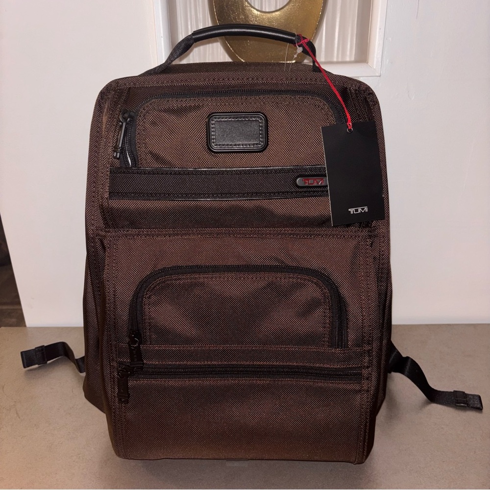 Tumi Brown Backpack for Men